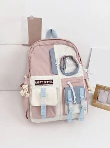 女孩的校园背包 大学可爱背包 青少年小型旅行背包 迷你笔记本电脑背包 带笔记本电脑隔层的书包 男孩高中休闲背包 轻便日常背包