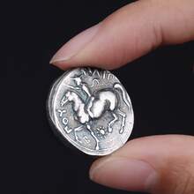 1 PC Vintage HOBO Coin Greeks Commemorative Challenge Coin - Silver - View 5