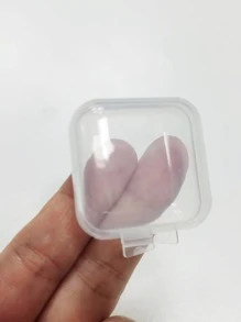 1雙方晶鋯石裝飾耳釘 - 綠色 - 查看 5