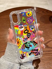 Cajas del teléfono con estampado de dibujos animados a prueba de choques - Multicolor - Ver 2