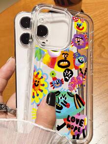 Cajas del teléfono con estampado de dibujos animados a prueba de choques - Multicolor - Ver 3