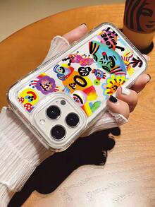 Cajas del teléfono con estampado de dibujos animados a prueba de choques - Multicolor - Ver 4