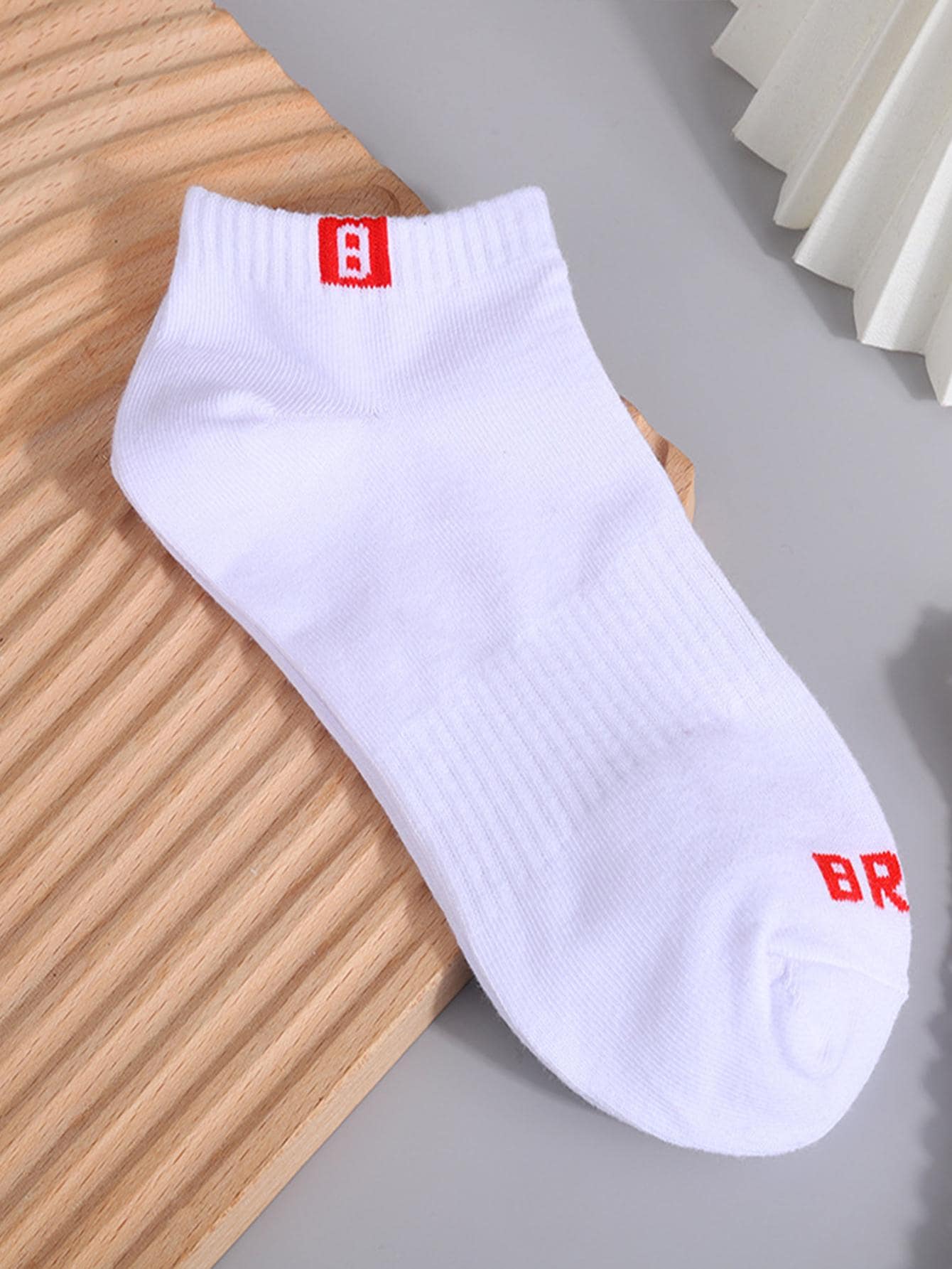4pairs/set Fashionable Thin Sports Socks With Lowcut Design, Moisture