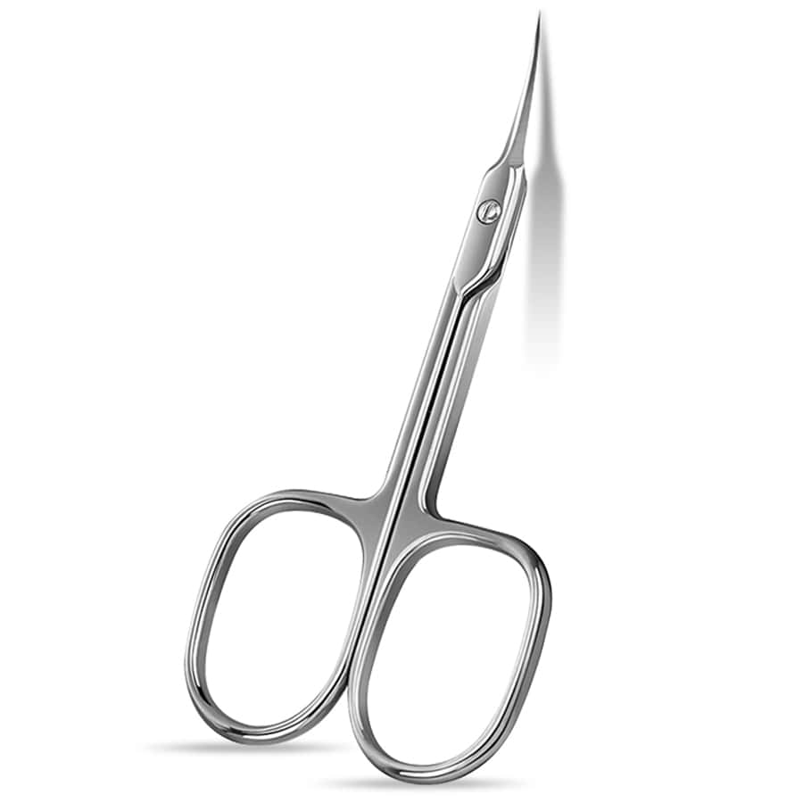 1pc Russian Manicure Scissors Cuticle Regrowth Cut Curved Tip Nail Pedicure Grooming Professional Stainless Steel Dead Skin Remover