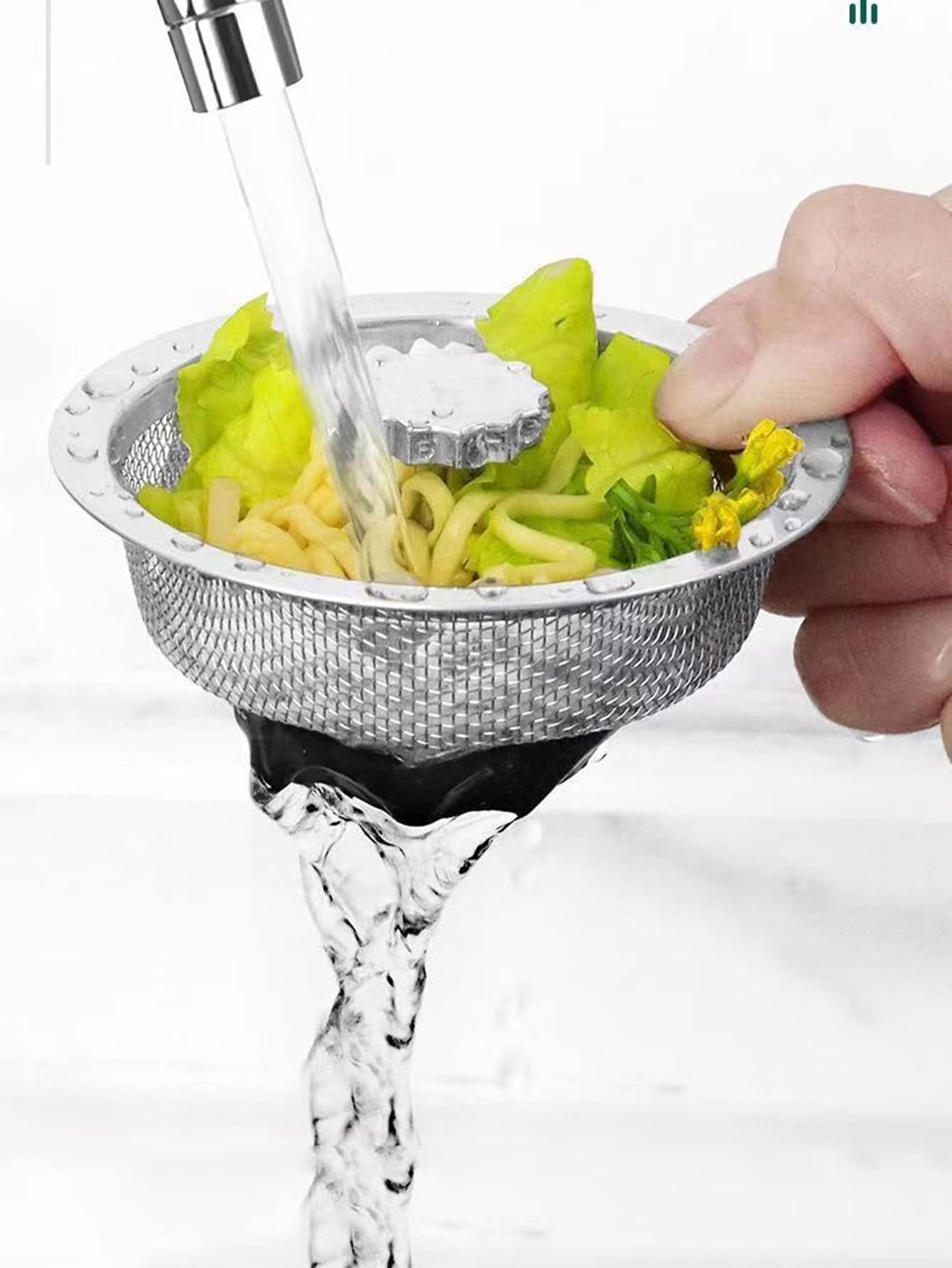 1pc Stainless Steel Kitchen Sink Strainer Waste Plug Drain Stopper Filter Basket SHEIN USA