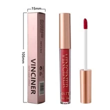 啞光霧面液體口紅,防水不粘杯子唇彩持久穿戴唇釉唇油