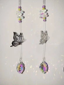 3入組花園蝴蝶太陽捕手 - 彩色 - 查看 3