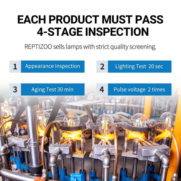 2 Pack Reptile Neodymium Daylight Basking Spot Lamp UVA Bulb Reptile