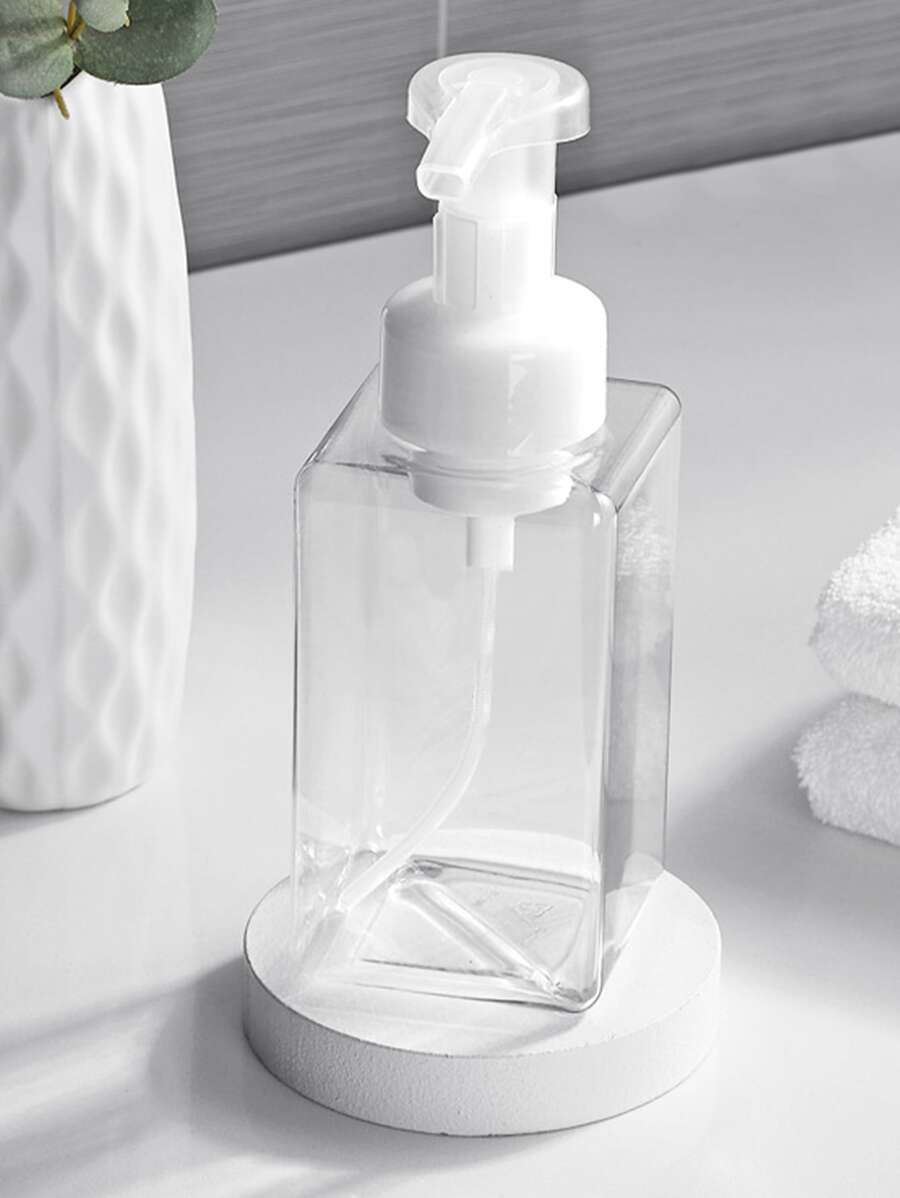 1入組泡沫分配器泵瓶，適用於洗面奶、洗髮水、沐浴露、泡沫肥皂等 - 白色 - 查看 1