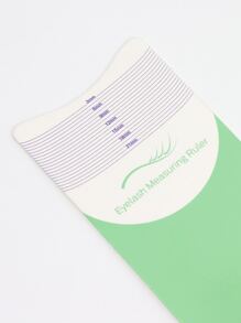 Glamlash 5pcs Eyelash Extension Length Measuring Ruler Portable Eyebrow Soft Plastic Ruler - Green - View 3