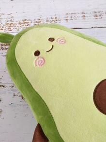 1pc Avocado Design Plush Toy, Cute Synthetic Fiber Toy For Kids - Multicolor - View 4