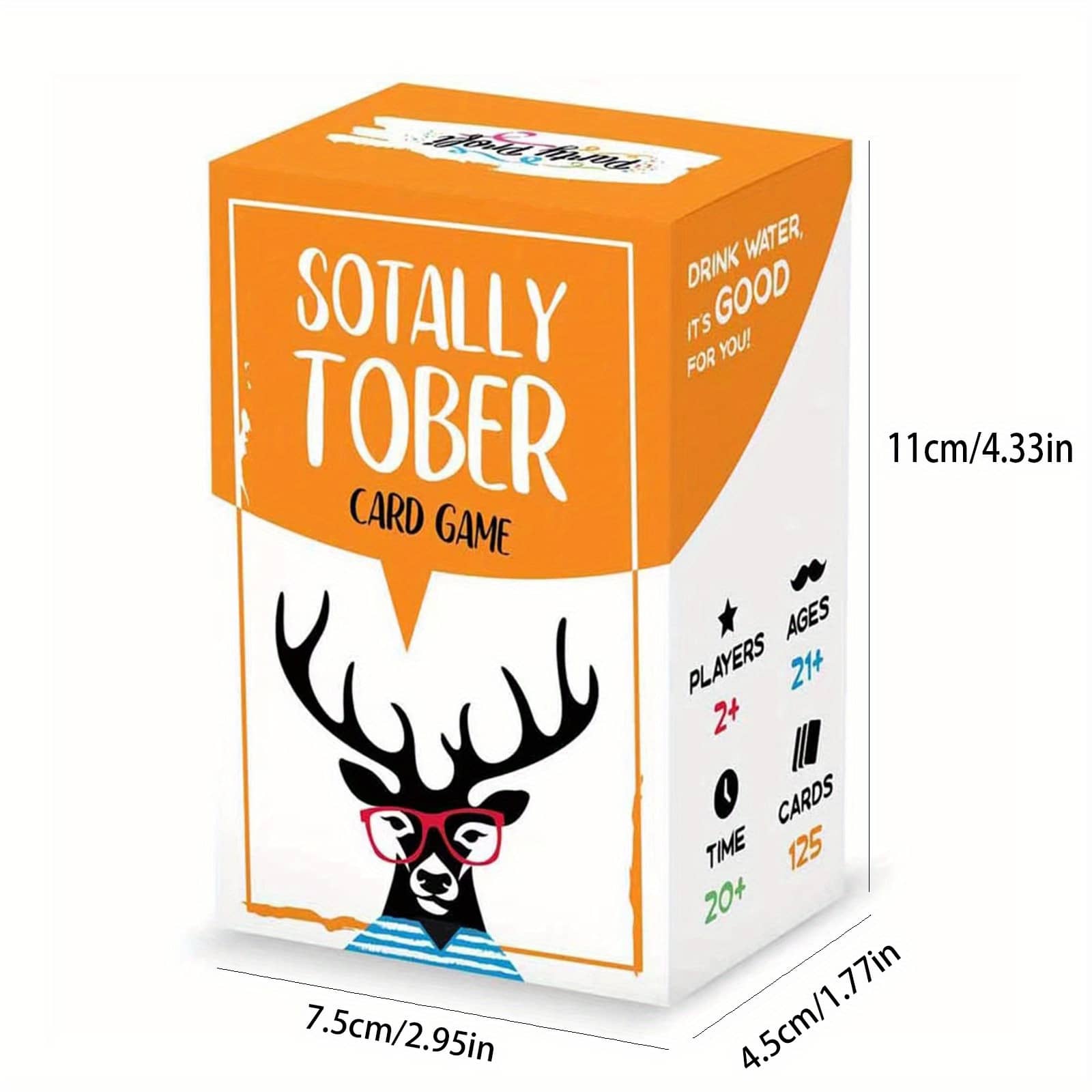 1pc Totally Tober Drinking Games Drinking Party Card Game Card For