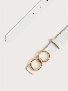 4pcs Circular Buckle Belt, Pink Accessories Summer, School Fall, Autumn, Halloween - Multicolor - View 7