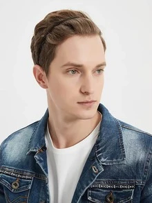 1入組黑色薄髮箍 - 彩色 - 查看 5