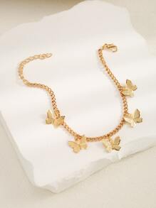 1 vòng chân bướm vàng cho trẻ em - Vàng - Xem 5