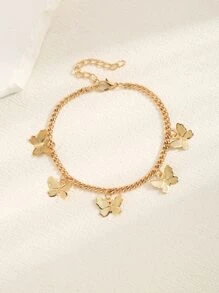 1 vòng chân bướm vàng cho trẻ em - Vàng - Xem 2