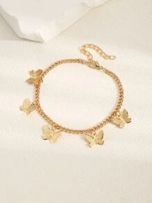 1 vòng chân bướm vàng cho trẻ em - Vàng - Xem 3