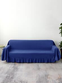 1 Miếng Hiện đại & Phong cách Đơn giản Xanh Bọc ghế sofa Với Ren Cạnh , Polyester Chất xơ , Thích hợp Đối với Phòng khách , Phòng ngủ , Nhà  Sử dụng - Màu xanh lam - Xem 3