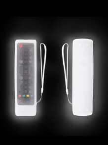 1 Miếng Trắng Phát sáng trong bóng tối Điều khiển từ xa Lớp bảo vệ Tương thích với Samsung - trắng - Xem 1