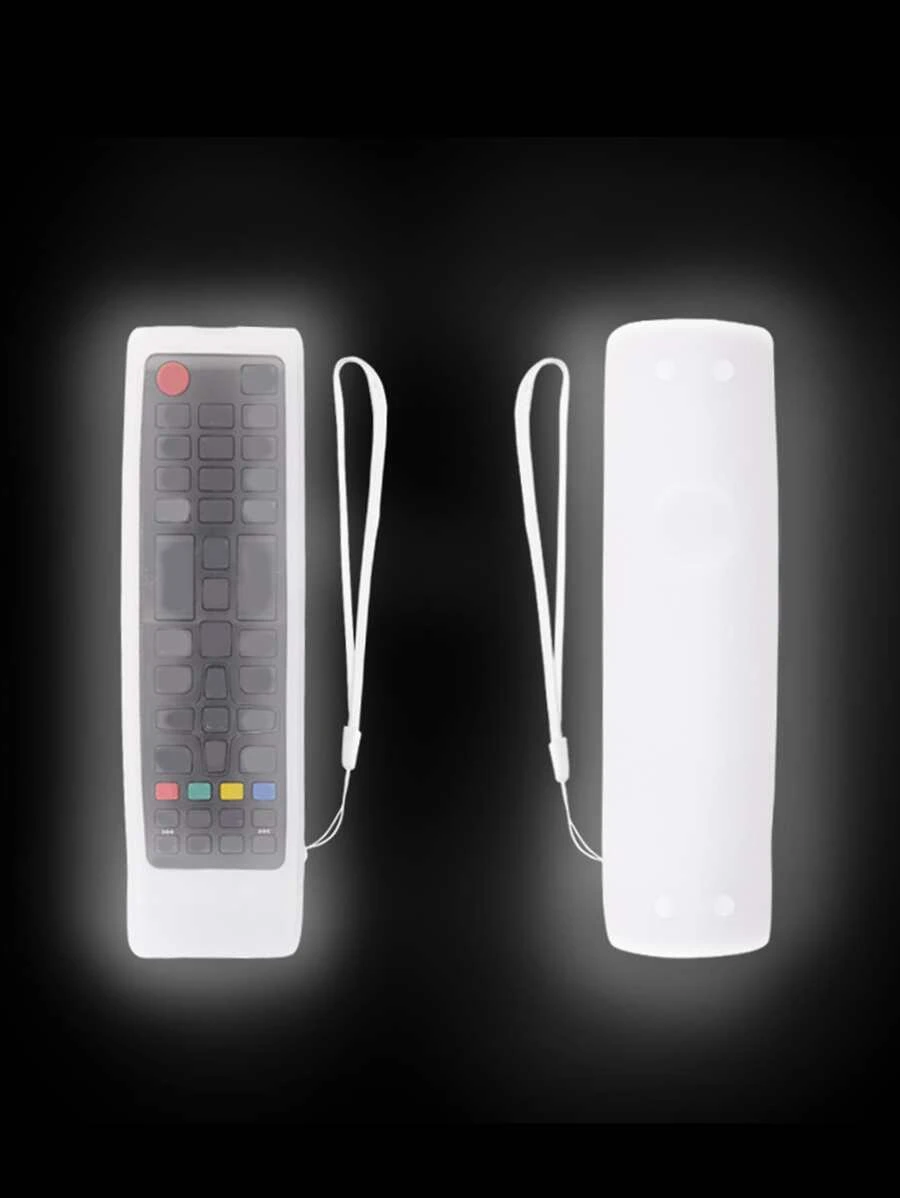 1 Miếng Trắng Phát sáng trong bóng tối Điều khiển từ xa Lớp bảo vệ Tương thích với Samsung - trắng - Xem 1