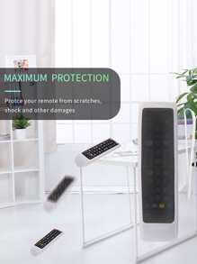 1 Miếng Trắng Phát sáng trong bóng tối Điều khiển từ xa Lớp bảo vệ Tương thích với Samsung - trắng - Xem 4