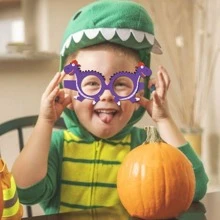 6 cái Một 1st Tiệc sinh nhật Cảnh tượng Giấy Kính Rừng nhiệt đới Chủ đề khủng long Vui vẻ Tiệc sinh nhật Đứa trẻ Con trai - xanh quân đội - Xem 5