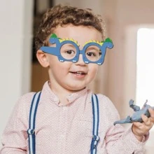 6 cái Một 1st Tiệc sinh nhật Cảnh tượng Giấy Kính Rừng nhiệt đới Chủ đề khủng long Vui vẻ Tiệc sinh nhật Đứa trẻ Con trai - xanh quân đội - Xem 4