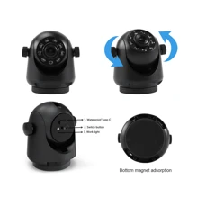 Wireless Car Backup Camera WiFi Reversing Camera Work with Phone for Bus RV Trailer Excavator Rear View Camera Dashcam - Black - View 1