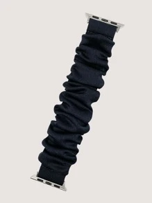 1入組男女適用深藍色頭帶錶帶，適用於Apple Watch 49/45/44/42/41/40/38mm - 藏蓝色 - 查看 4