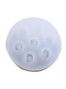 1入組 3D 矽膠藍莓和覆盆子巧克力模具，用於 DIY 蛋糕裝飾和烘焙 - 方旦糖和水果形狀糖果模具 - 家庭烘焙師的廚房小工具和配件 - 白色 - 查看 6