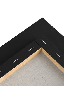 4pcs Đối với Bức tranh , Nhiều gói Của 4 , 6 X 8 , 8 X 10 , 10 X 12 , 12 X 16 Inch - 1 Của Mỗi , Trống Đen tranh sơn dầu , Kéo dài tranh sơn dầu , 8 OZ , Nghệ thuật Quân nhu Đối với Người lớn , Đối với Acrylic Trút xuống Và Dầu - màu đen - Xem 4