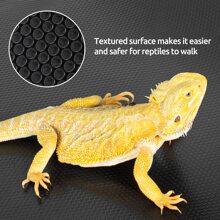Reptile Substrate Mat Terrarium Carpet, Non-Adhesive Reptile Terrarium Bedding Substrate Liner, Reptile Tank Accessories For Bearded Dragon, Leopard Gecko, Lizard, Tortoise - 118" x 23.6" - View 6