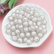 Phụ kiện trang sức DIY hạt 1 sợi - trắng - Xem 2