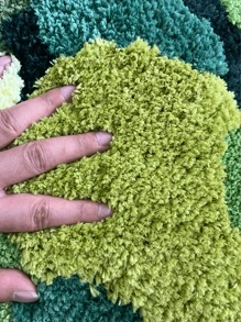 Cute Green Moss Bathroom Rug, Thick Absorbent Non-slip Bath Mat, Suitable For Bathroom Decoration, Soft Microfiber, Washable, Perfect Shower Mat Or Doormat - Green - View 6