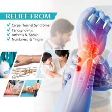 1入組護腕適用於隧道護腕支撐睡眠帶金屬 - 黑色 - 查看 8