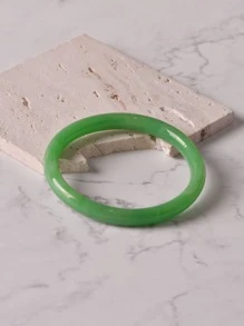 1 pieza brazalete delicado de jade de imitación de estilo chino (color aleatorio) - Multicolor - Ver 2