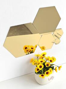 12pcs Geometric Design Mirror Wall Sticker Best Gifts Birthday