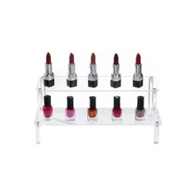 Acrylic Clear Stair-Step Storage Display Case - Clear - View 5