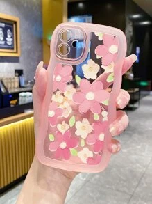 Mô hình hoa Làm sạch ốp điện thoại - Màu Hồng baby - Xem 2