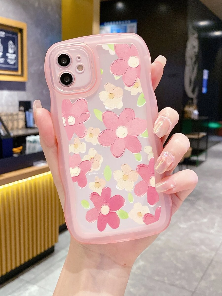 Mô hình hoa Làm sạch ốp điện thoại - Màu Hồng baby - Xem 1