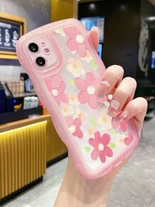 Mô hình hoa Làm sạch ốp điện thoại - Màu Hồng baby - Xem 3