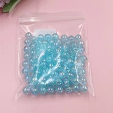 1 gói Phụ kiện trang sức DIY đính hạt - Màu xanh nhạt - Xem 5