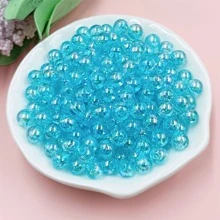 1 gói Phụ kiện trang sức DIY đính hạt - Màu xanh nhạt - Xem 2