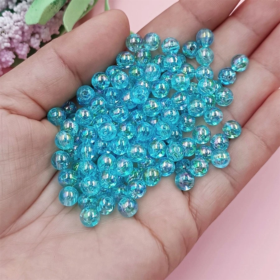 1 gói Phụ kiện trang sức DIY đính hạt - Màu xanh nhạt - Xem 1