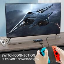 USB C 轉 HDMI VGA 適配器 4 合 1 USB C 集線器轉換器，帶 HDMI 端口 4K、100W PD、USB 3.0 端口、供電端口 兼容 MacBook Pro/MacBook Air/iPad Pro/Dell XPS Thunderbolt 3 端口 - 灰色 - 查看 12