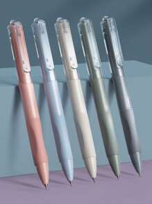 6 piezas de secado rápido neutral Plumas , morandi color negro Plumas , para estudiantes con Papelería colección - Multicolor - Ver 1