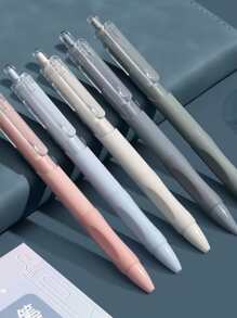 6 piezas de secado rápido neutral Plumas , morandi color negro Plumas , para estudiantes con Papelería colección - Multicolor - Ver 4