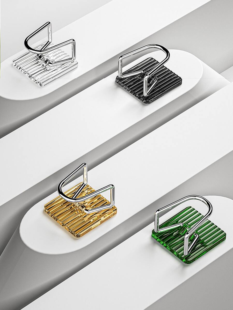 1pc/luxury Acrylic Sponge Drain Rack Sink Organizer With Wire Ball