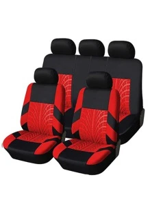 9pcs Hai âm Textured Vải phủ ghế ô tô - Nhiều màu - Xem 2