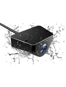 WOLFBOX Upgraded WDR Rear Camera for G840S / G930 / G850 / G900 / D07, 1080P Waterproof AHD Car Rear View Camera - Black - View 1